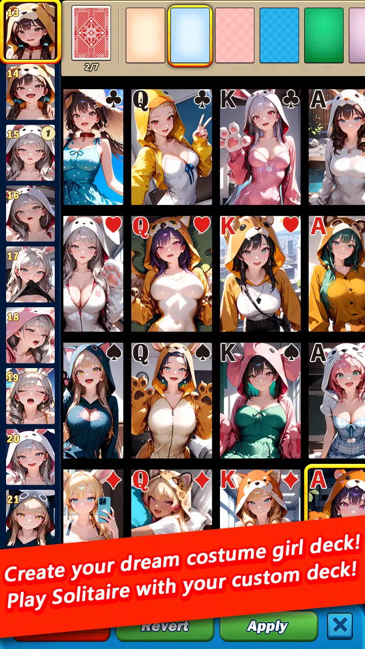 Solitaire Costume Girls Screenshot 1