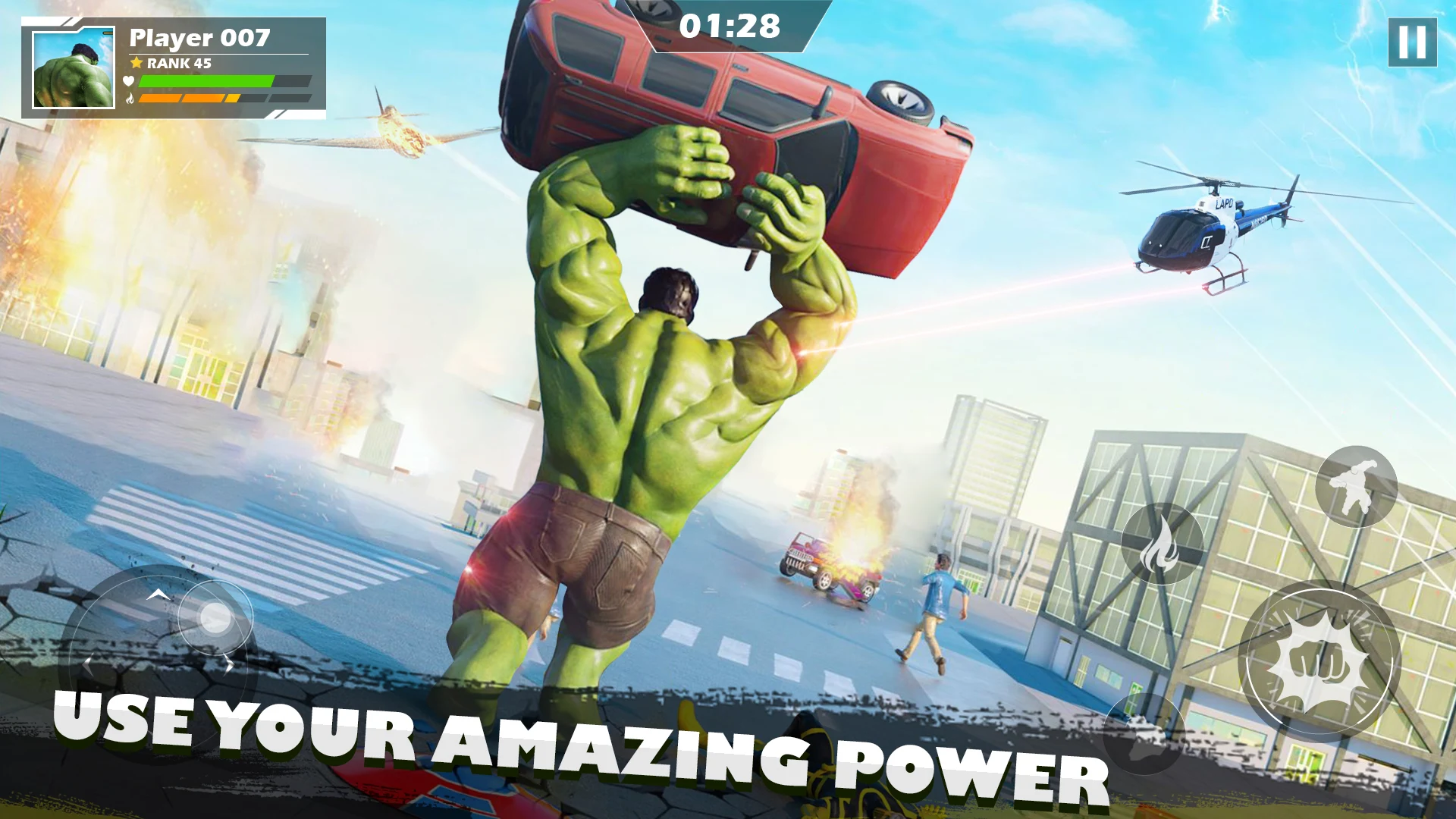 Grand Monster Superhero Games Screenshot 1
