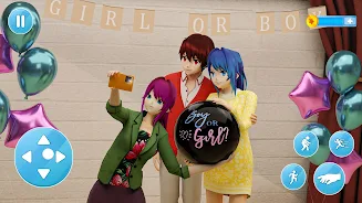 Pregnant Mommy Anime Girl Game Screenshot 2