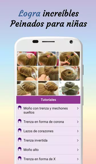 Easy fun hairstyles for girls Screenshot 1