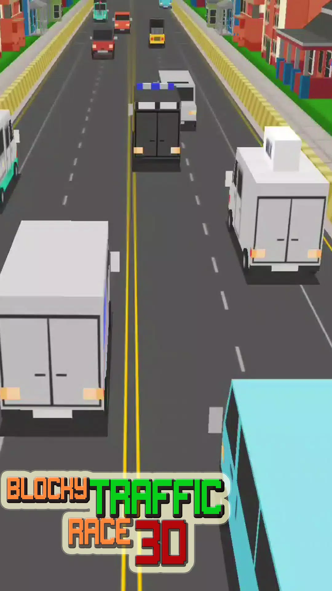 Blocky Traffic Racer Master 3D Screenshot 3