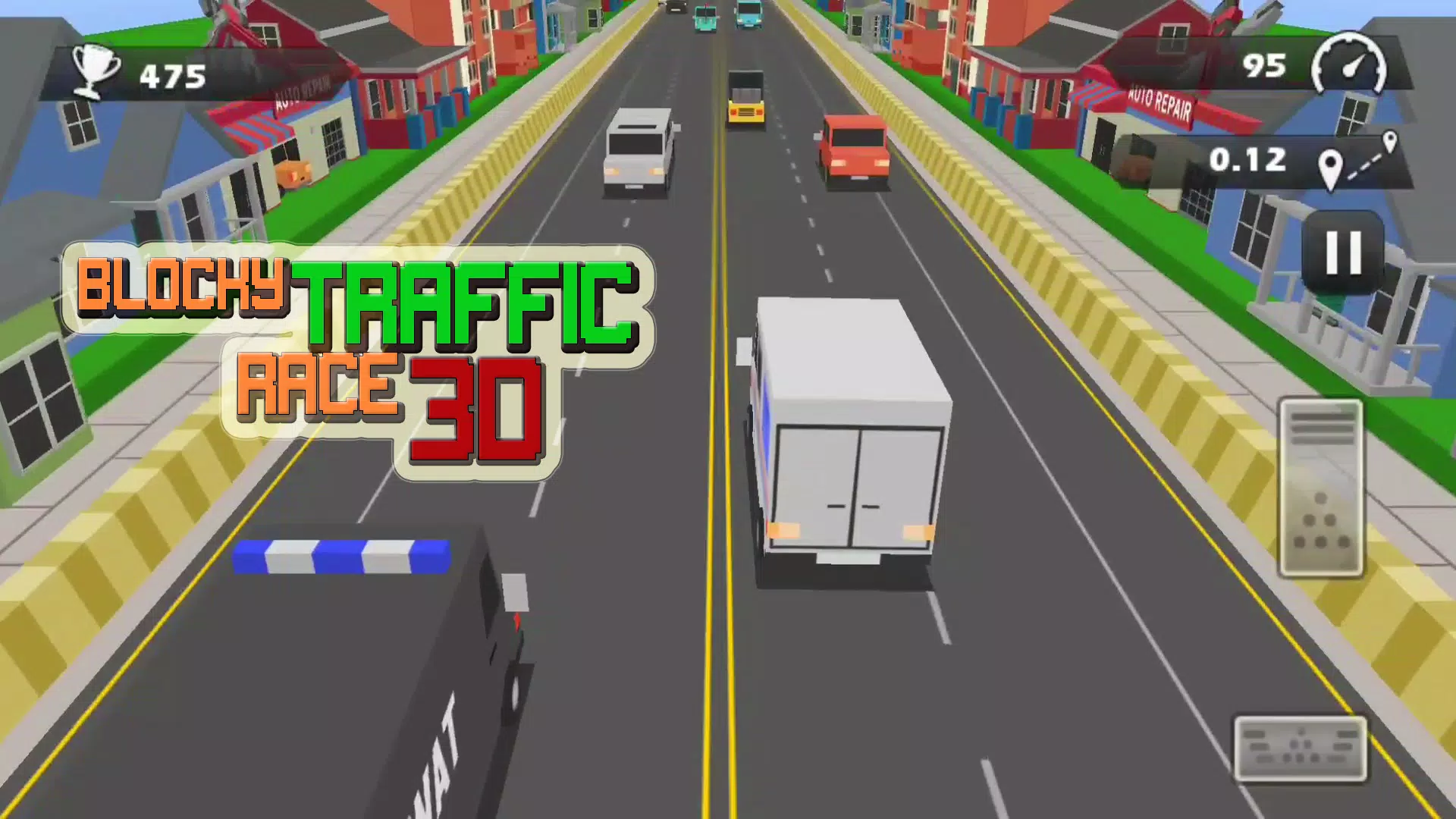 Blocky Traffic Racer Master 3D Screenshot 6