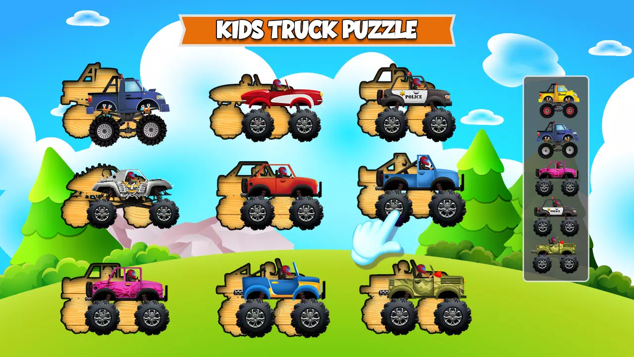 Kids Truck Driver Race Game Screenshot 3