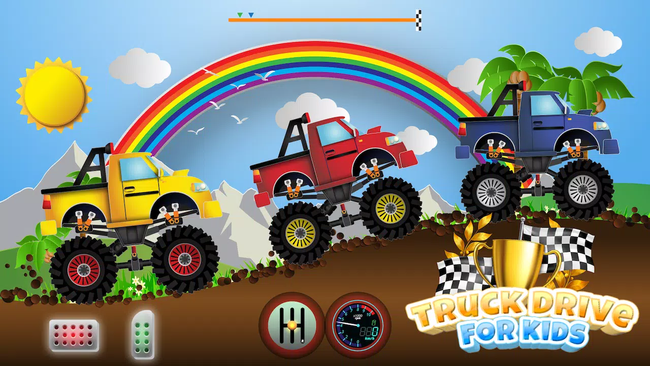 Kids Truck Driver Race Game Screenshot 4
