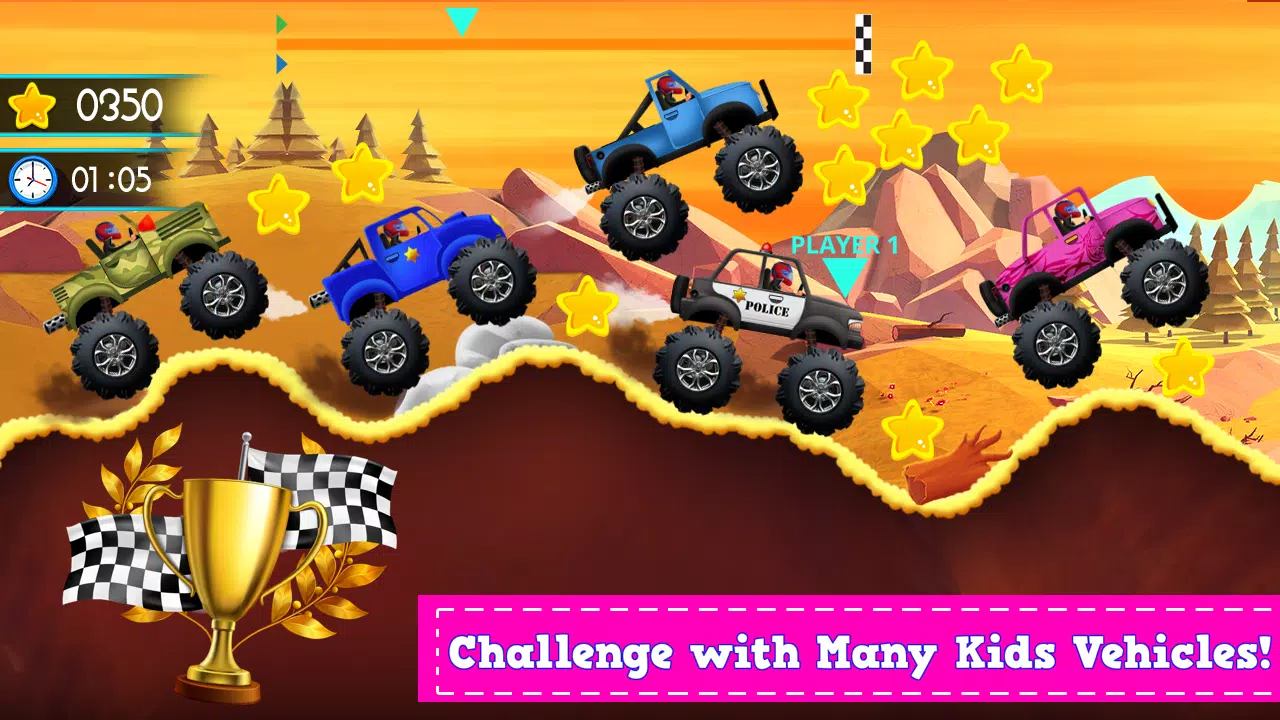 Kids Truck Driver Race Game Screenshot 1