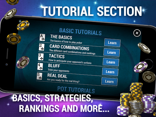 How to Play Poker - Learn Texas Holdem Offline Screenshot 1