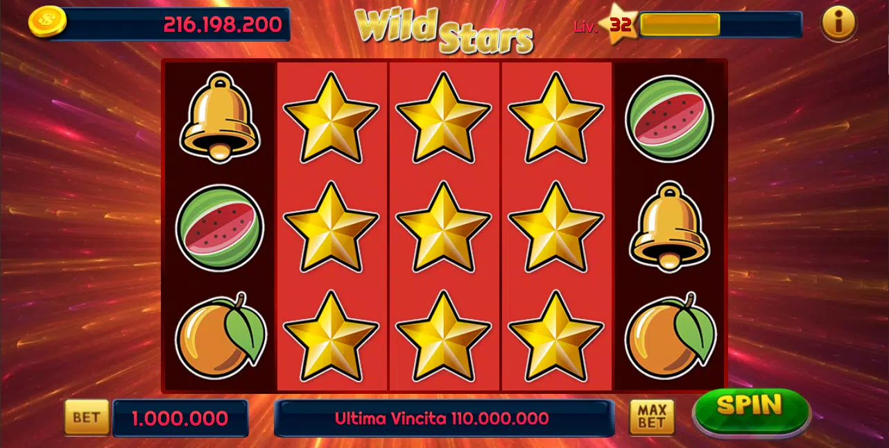 Wild Stars Slot Screenshot 1