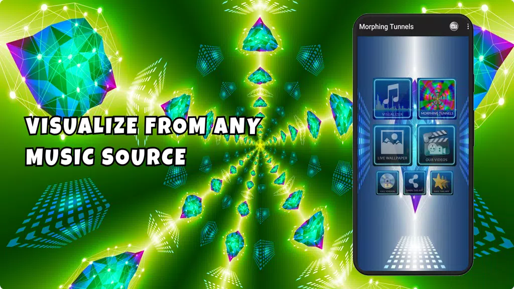 Morphing Tunnels Visualizer Screenshot 3
