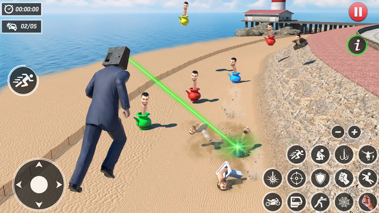 Toilet Games-3D Toilet Monster Screenshot 5