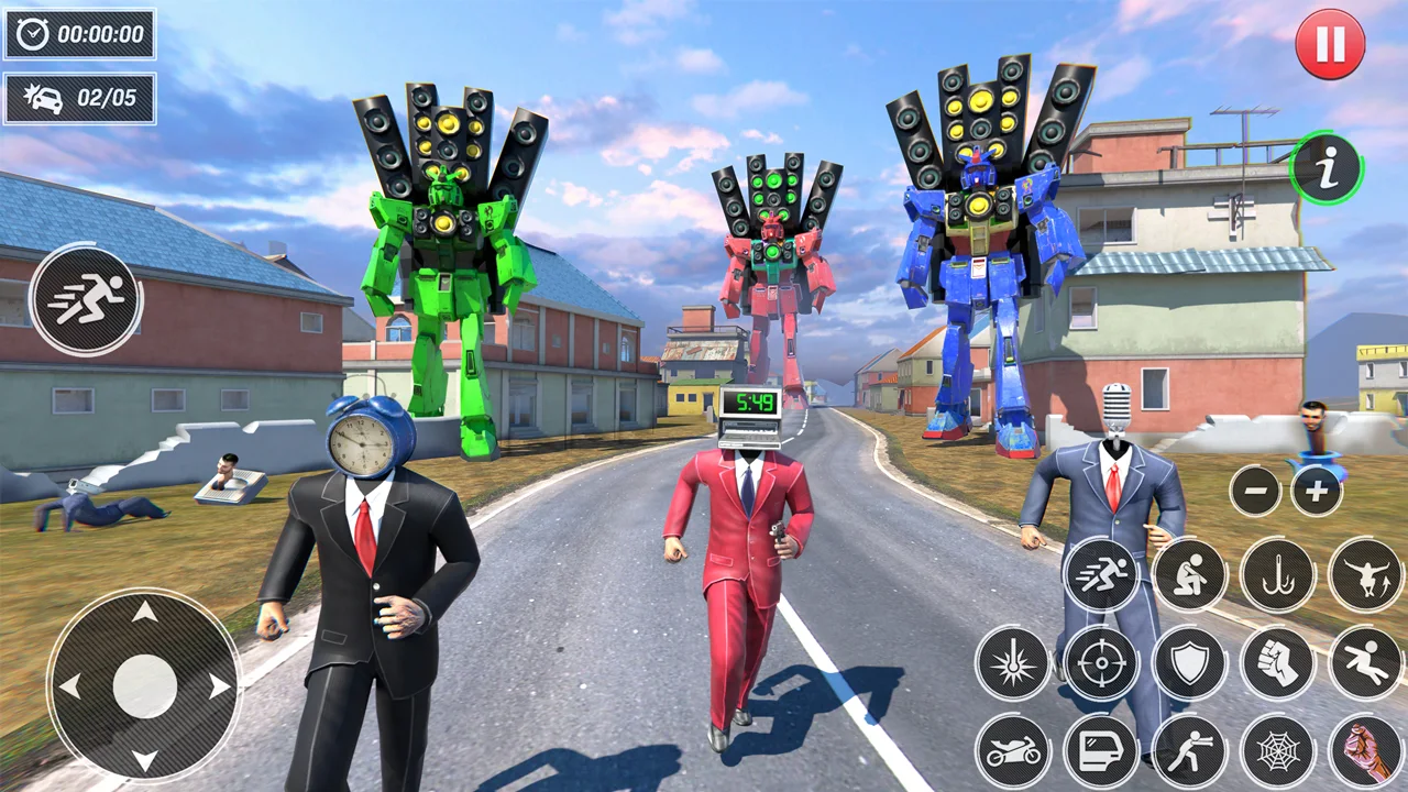 Toilet Games-3D Toilet Monster Screenshot 2