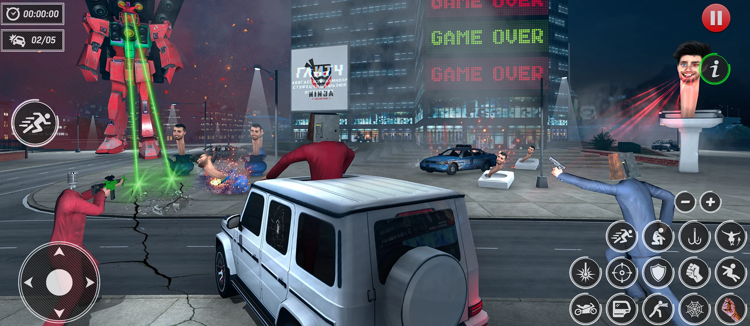 Toilet Games-3D Toilet Monster Screenshot 8