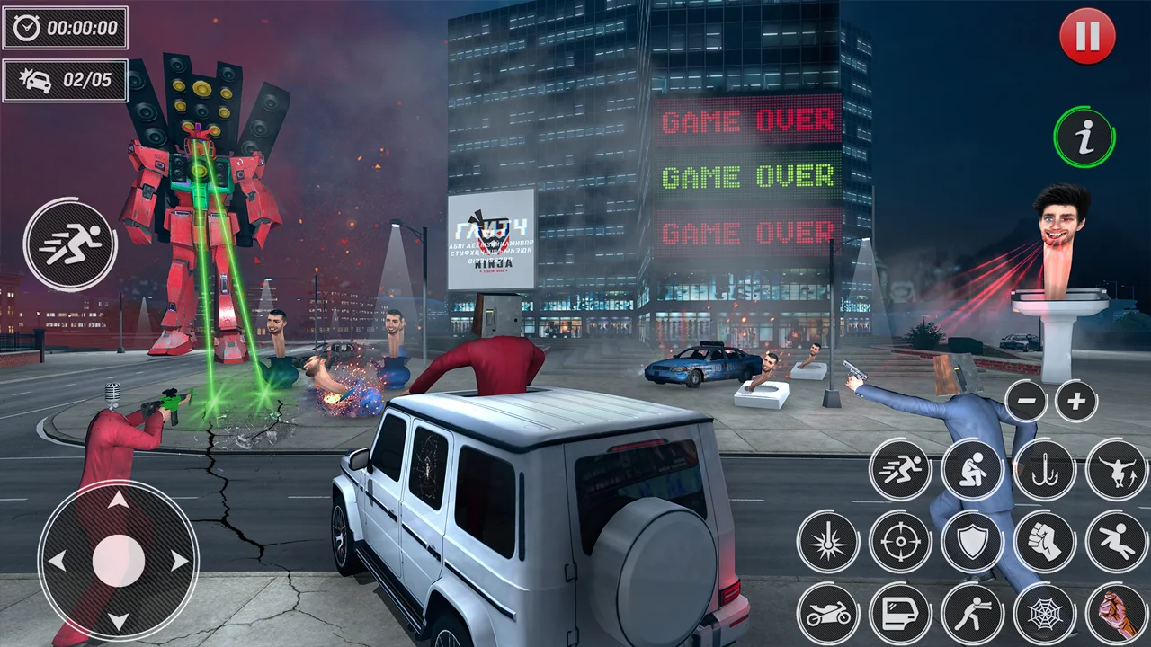 Toilet Games-3D Toilet Monster Screenshot 3