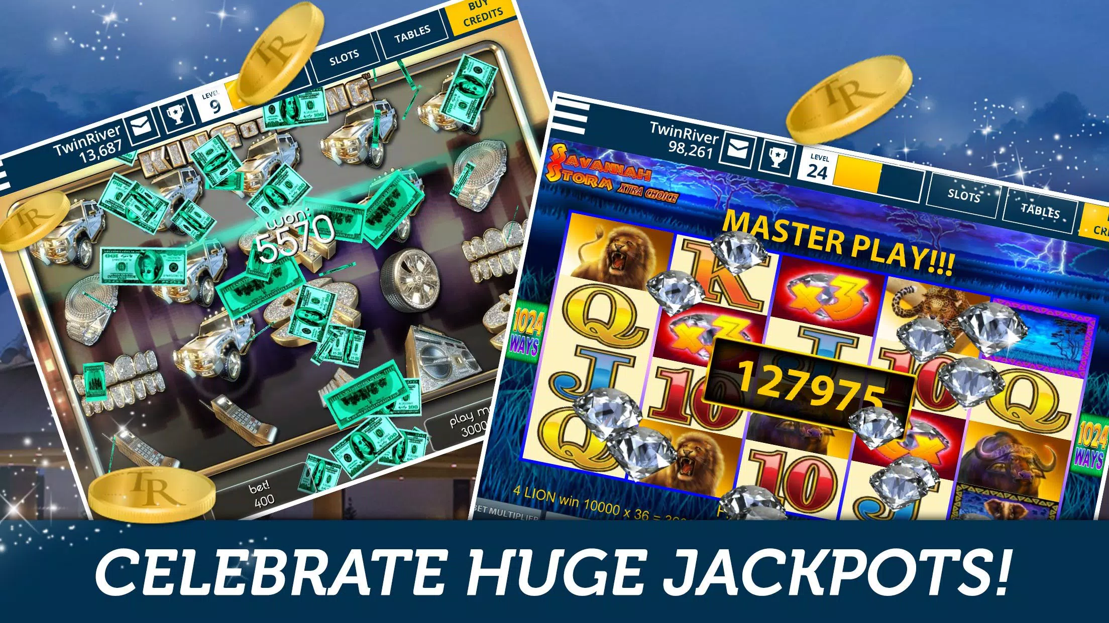 Twin River Social Casino Screenshot 1