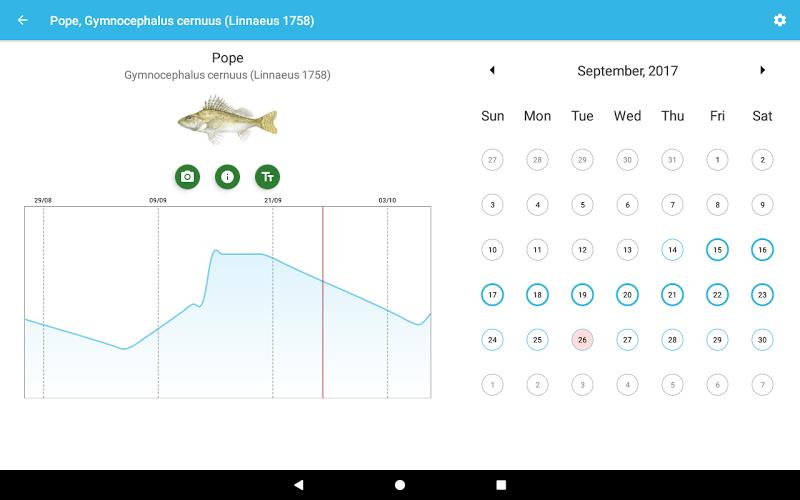 Fish Planet Calendar Screenshot 8