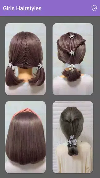 Girls Hairstyles Step By Step Screenshot 2