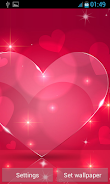 Love Hearts Live Wallpaper Screenshot 4