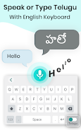 Telugu Voice Typing Keyboard Screenshot 2