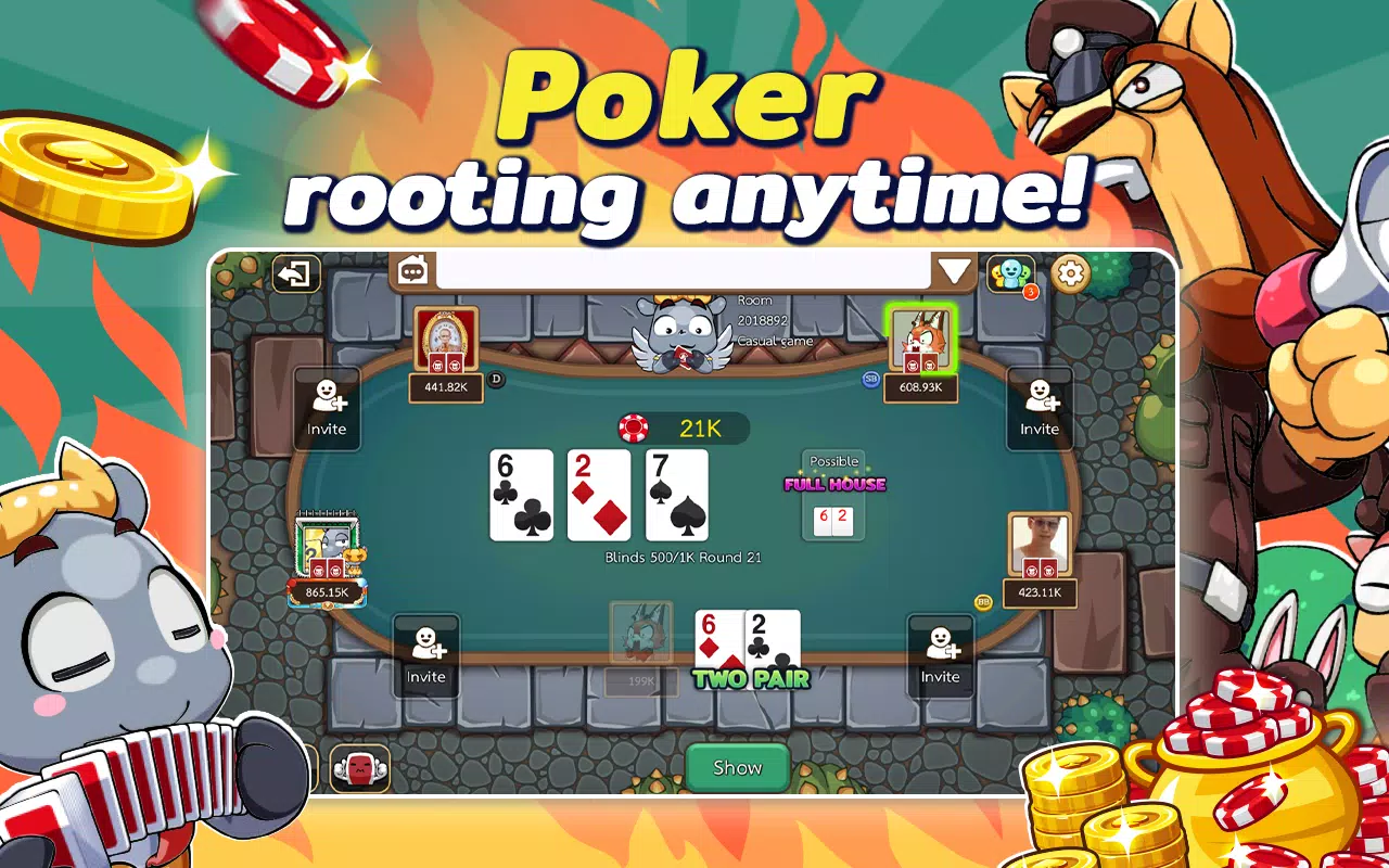 ดัมมี่ทุย DummyToon Poker&Slot Screenshot 2