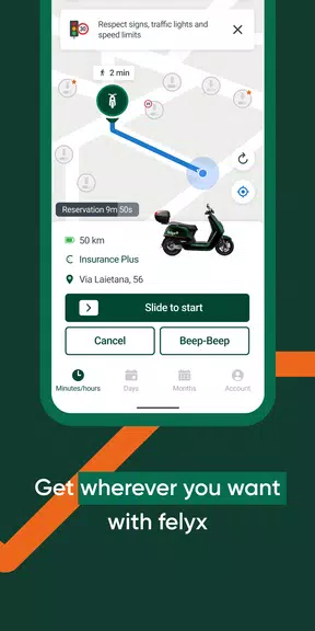 felyx e-moped sharing Screenshot 4