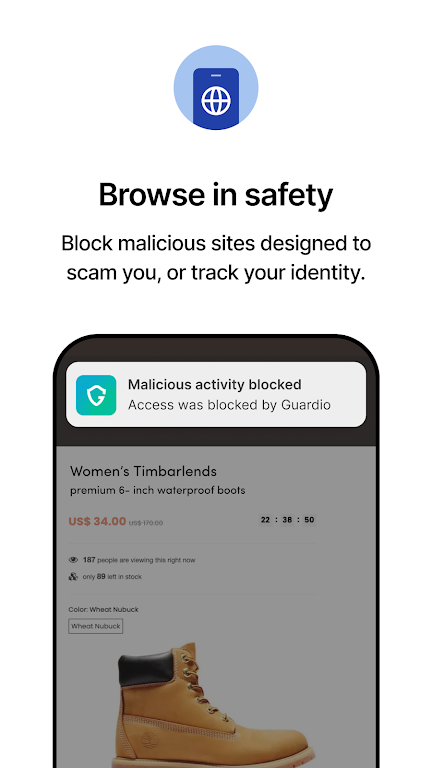 Guardio - Mobile Security Screenshot 1