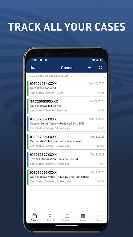 Case Tracker US Immigration Screenshot 2