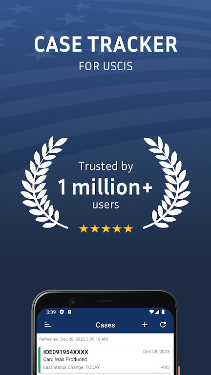 Case Tracker US Immigration Screenshot 1