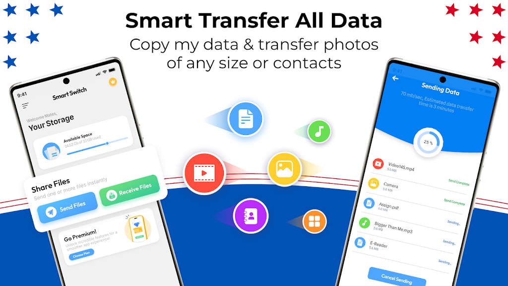 Data Transfer: Copy my data Screenshot 3