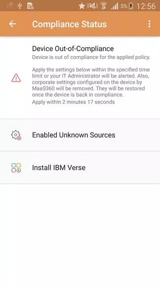 MaaS360 MDM for Android Screenshot 2