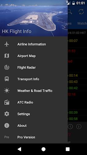 Hong Kong Flight Info Screenshot 5