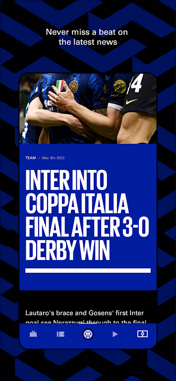 Inter Official App Screenshot 2