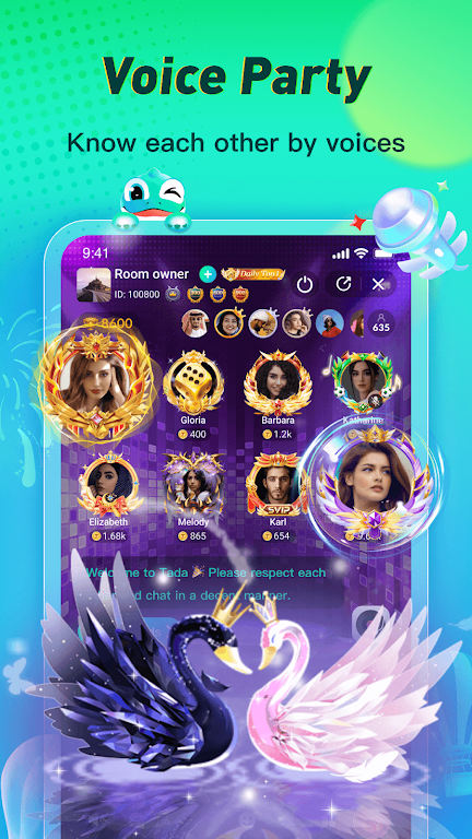 Tada - Group Voice Chat Rooms Screenshot 2