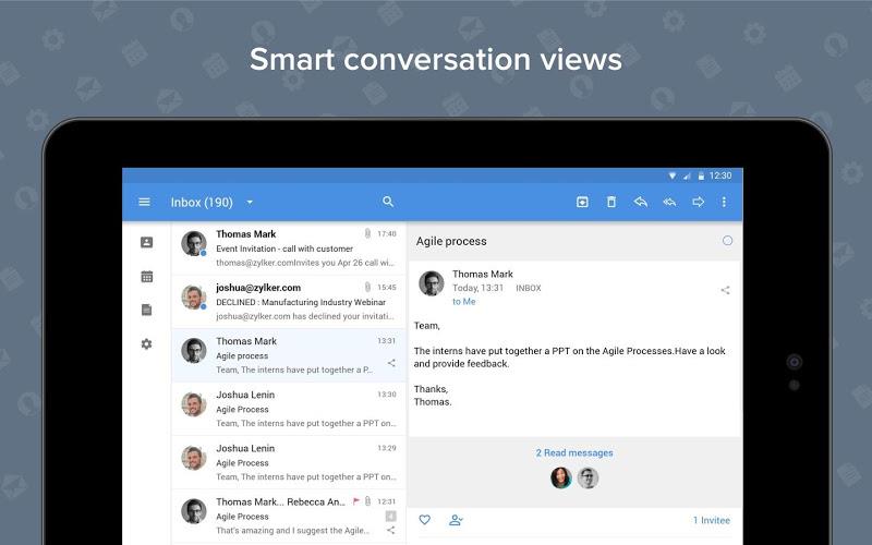 Zoho Mail - Email and Calendar Screenshot 10