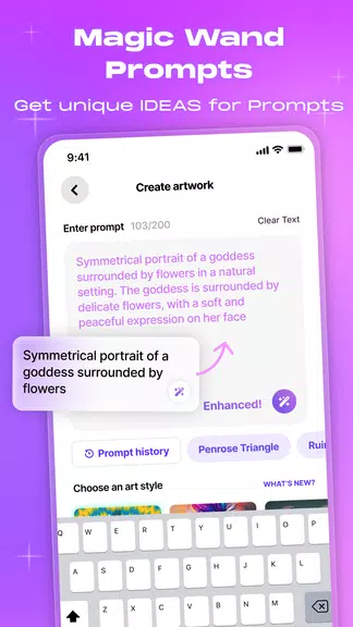WOMBO Dream - AI Art Generator Screenshot 3