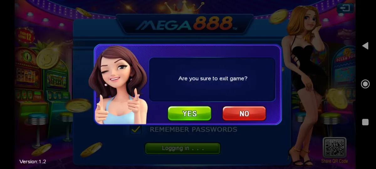 MEGA888 Screenshot 3