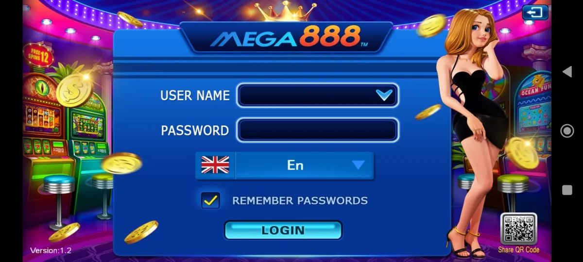 MEGA888 Screenshot 2