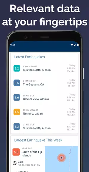 Earthquakes Today Screenshot 4