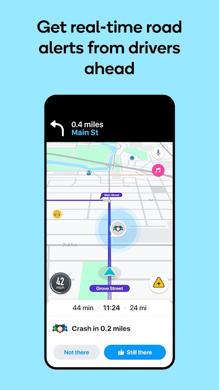 Waze Navigation & Live Traffic Screenshot 2