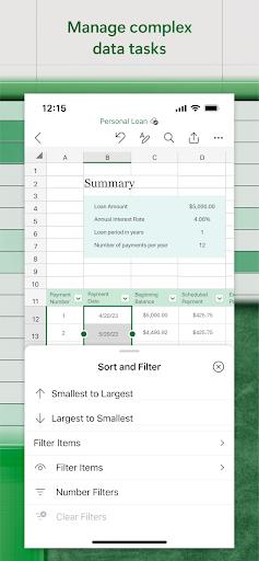 Microsoft Excel: Spreadsheets Screenshot 4
