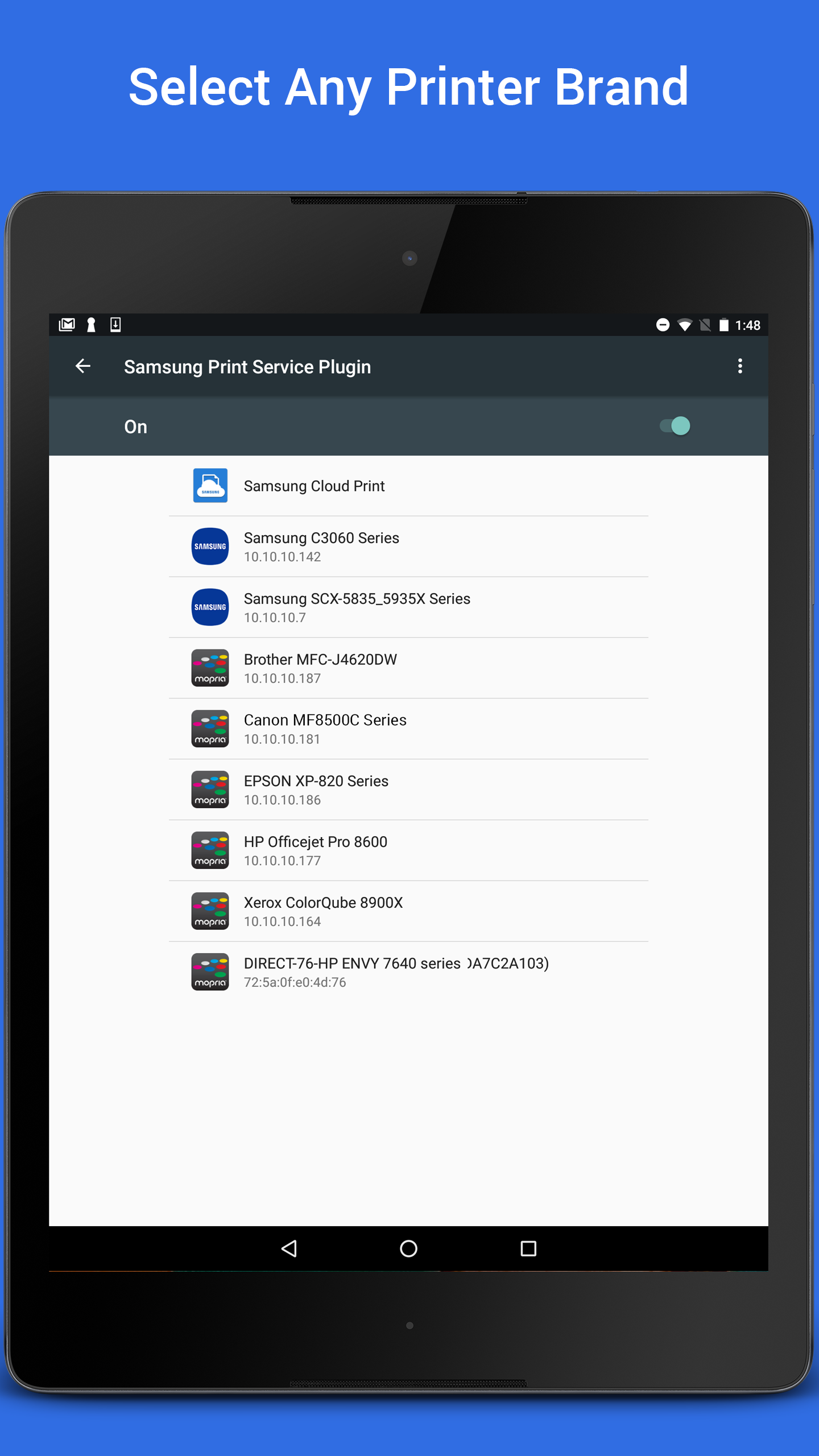 Samsung Print Service Plugin Screenshot 5