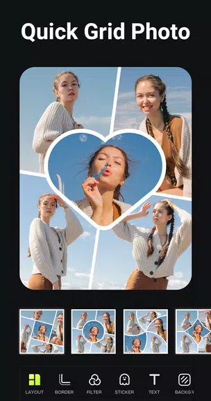 Photo Collage Video Grid Maker Screenshot 1