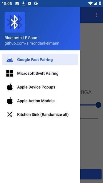 Bluetooth LE Spam Screenshot 1