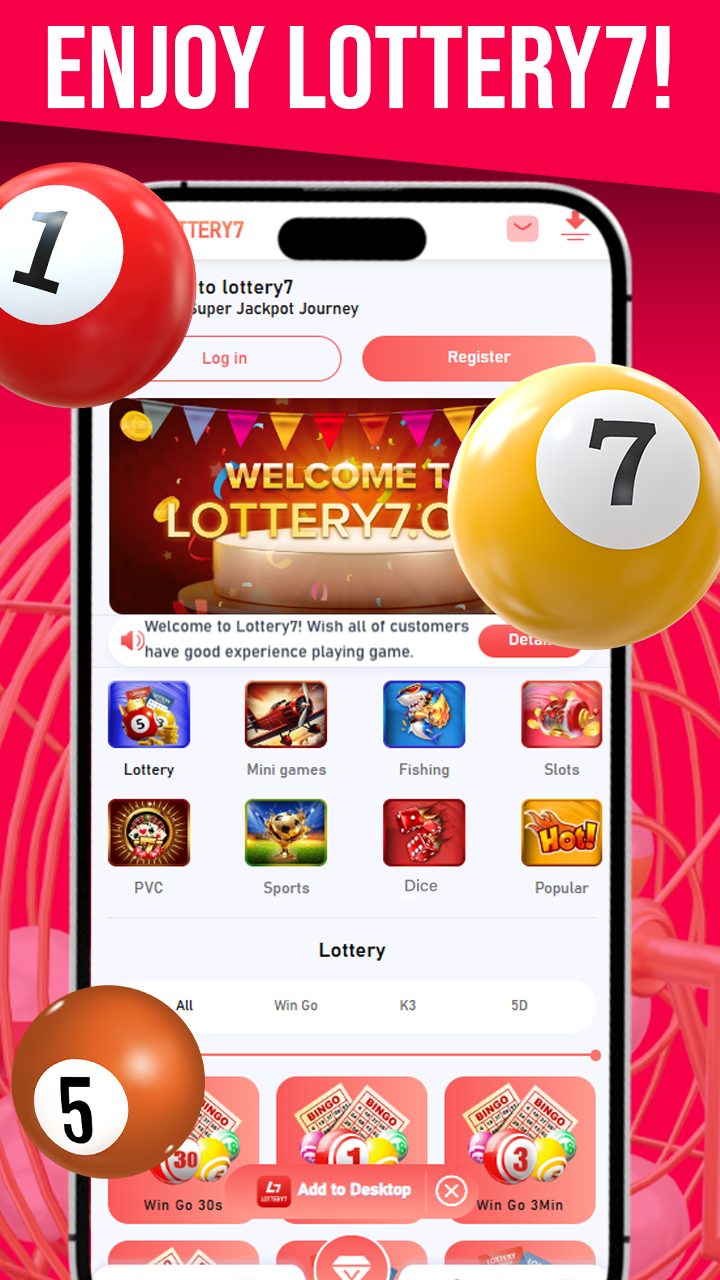 Lottery7 Screenshot 1