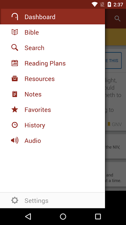 Bible Gateway Screenshot 2