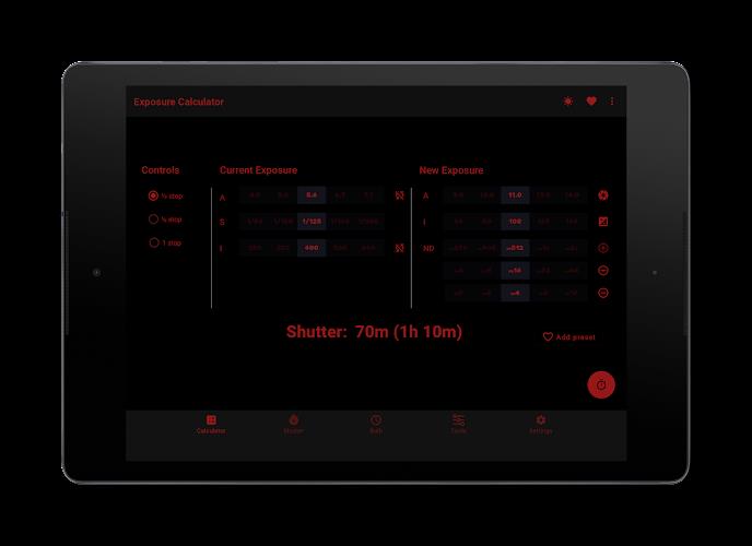 Exposure Calculator Screenshot 23