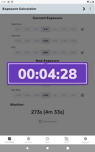 Exposure Calculator Screenshot 14