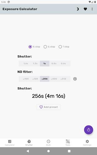 Exposure Calculator Screenshot 11