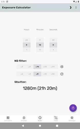 Exposure Calculator Screenshot 12