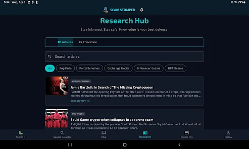 Scam Stomper Token analysis Screenshot 6