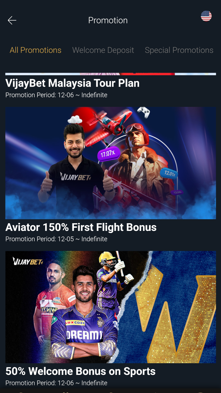 VijayBet Screenshot 3