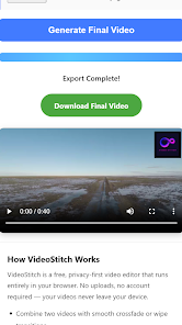 VideoStitch Screenshot 4